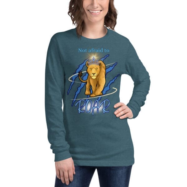 Not Afraid to Roar – Survivor Strength Long Sleeve Tee - Image 8