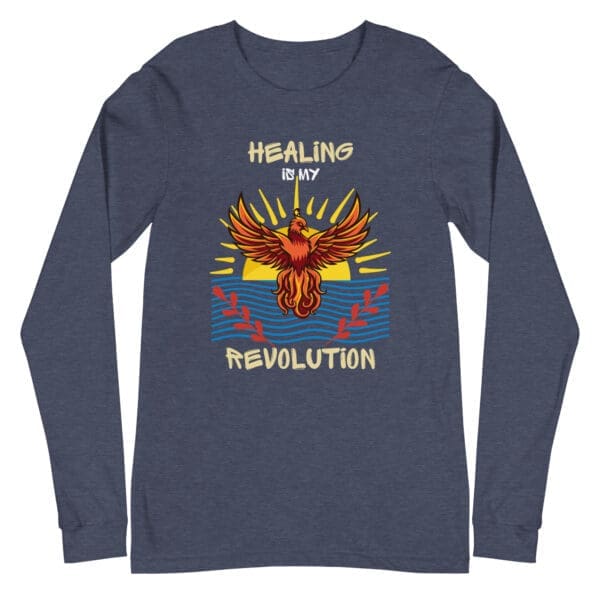 Healing Is My Revolution – Phoenix Survivor Long Sleeve Tee - Image 9