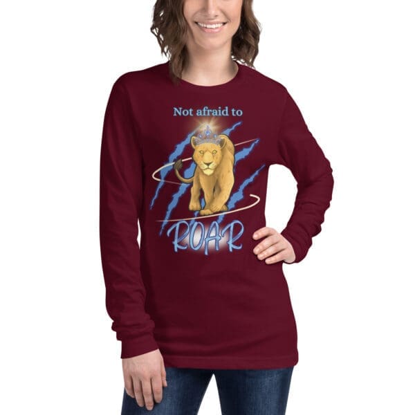 Not Afraid to Roar – Survivor Strength Long Sleeve Tee - Image 3