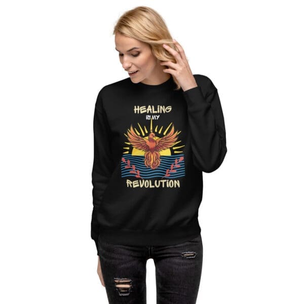 Healing Is My Revolution – Phoenix Survivor Sweatshirt