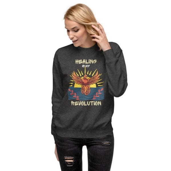 Healing Is My Revolution – Phoenix Survivor Sweatshirt - Image 6