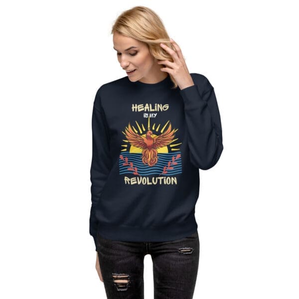 Healing Is My Revolution – Phoenix Survivor Sweatshirt - Image 4