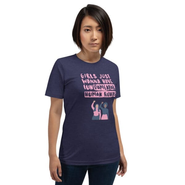 Girls Just Wanna Have Fun-damental Human Rights T-Shirt - Image 3